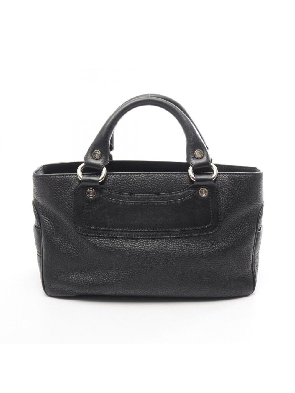 Celine Handbag Boogie Bag Black Leather